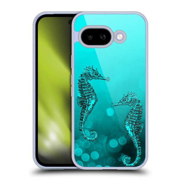 LebensArt Mix Art Seahorse Soft Gel Case for Google Pixel 9A