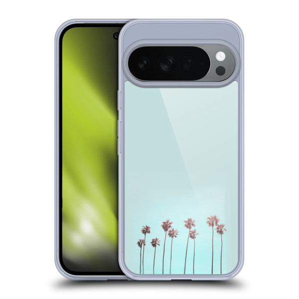 LebensArt Pastels Paradise Palm Soft Gel Case for Google Pixel 10
