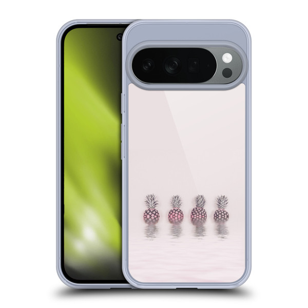 LebensArt Pastels Pineapples Soft Gel Case for Google Pixel 10