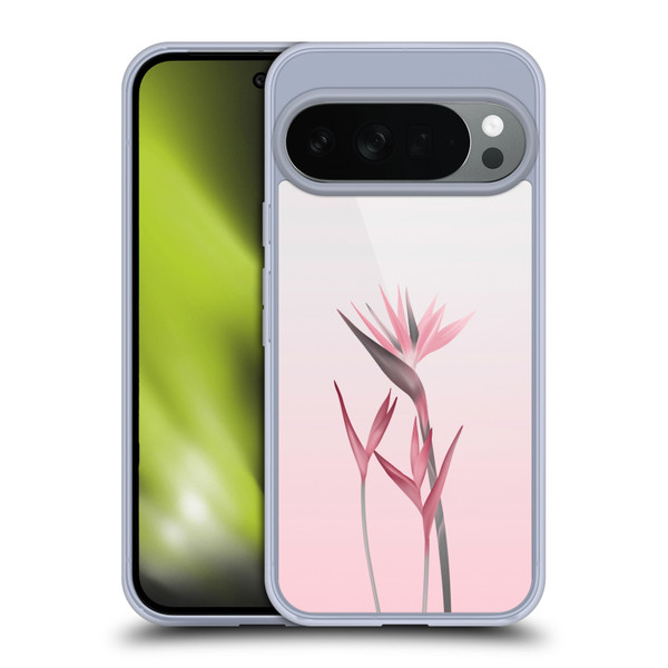 LebensArt Pastels Tropical Flower Soft Gel Case for Google Pixel 10