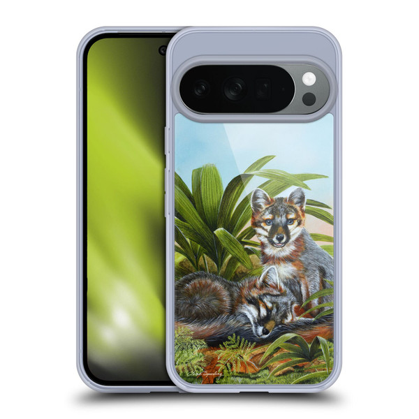 Lisa Sparling Creatures Red Fox Kits Soft Gel Case for Google Pixel 10