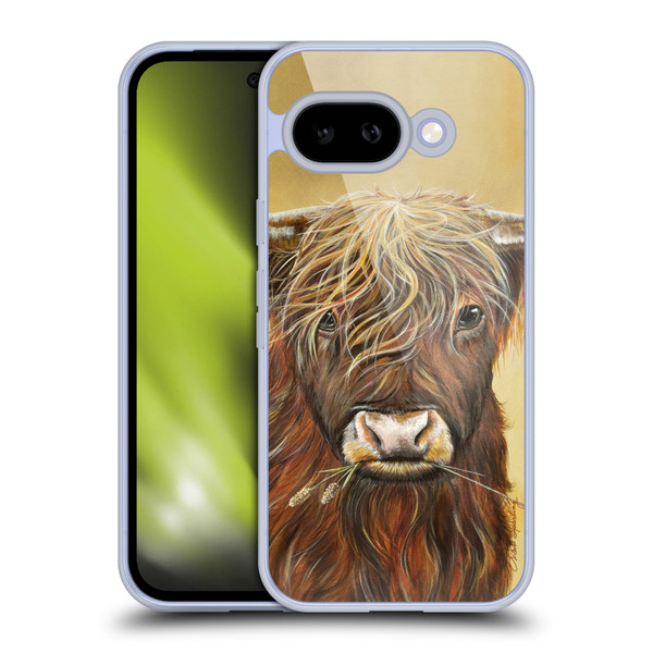 Lisa Sparling Creatures Highland Cow Fireball Soft Gel Case for Google Pixel 9A