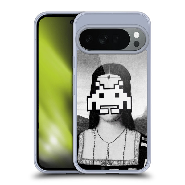 LouiJoverArt Black And White Renaissance Invaders Soft Gel Case for Google Pixel 10