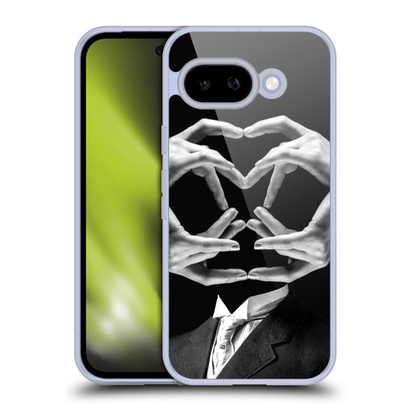 LouiJoverArt Black And White Mr Handy Man Soft Gel Case for Google Pixel 9A