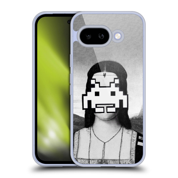 LouiJoverArt Black And White Renaissance Invaders Soft Gel Case for Google Pixel 9A