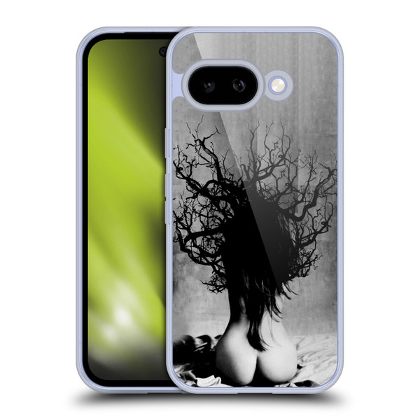 LouiJoverArt Black And White She Oak Soft Gel Case for Google Pixel 9A
