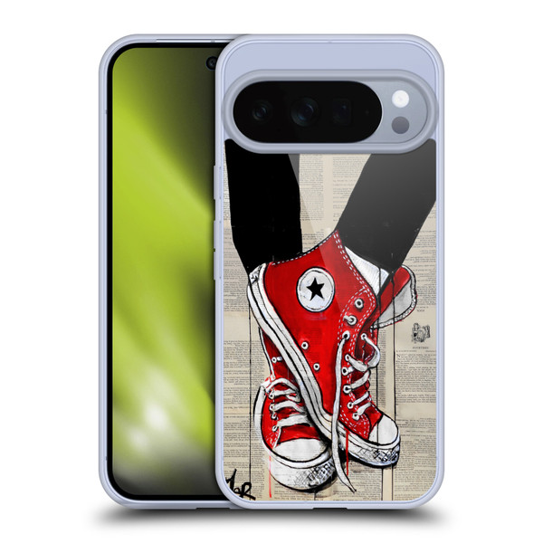 LouiJoverArt Red Ink Shoes Soft Gel Case for Google Pixel 10 Pro XL