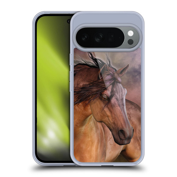 Laurie Prindle Western Stallion Brown Soft Gel Case for Google Pixel 10