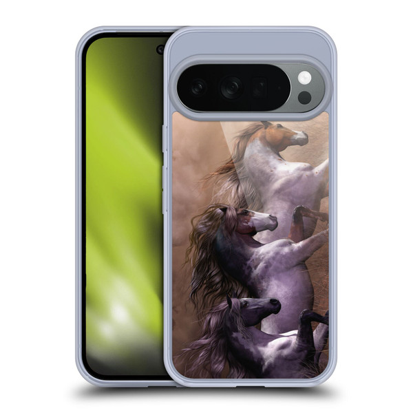 Laurie Prindle Western Stallion Run To Freedom Soft Gel Case for Google Pixel 10