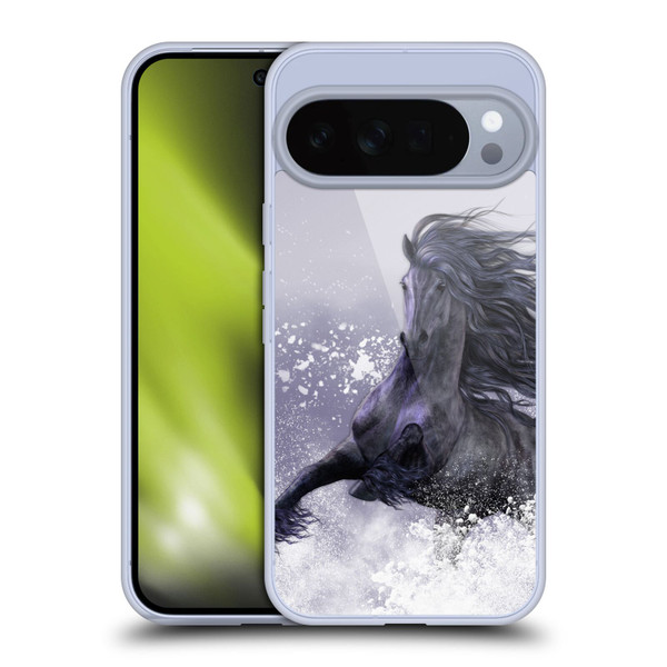 Laurie Prindle Western Stallion Winter Thunder Soft Gel Case for Google Pixel 10 Pro XL