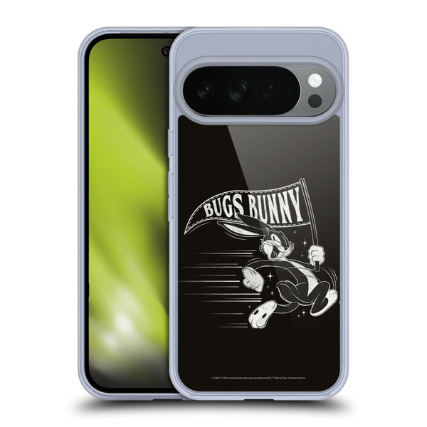 Looney Tunes Bugs Bunny Black And White Soft Gel Case for Google Pixel 10