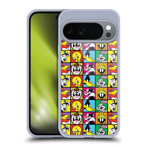 Looney Tunes Patterns Tiles Soft Gel Case for Google Pixel 10