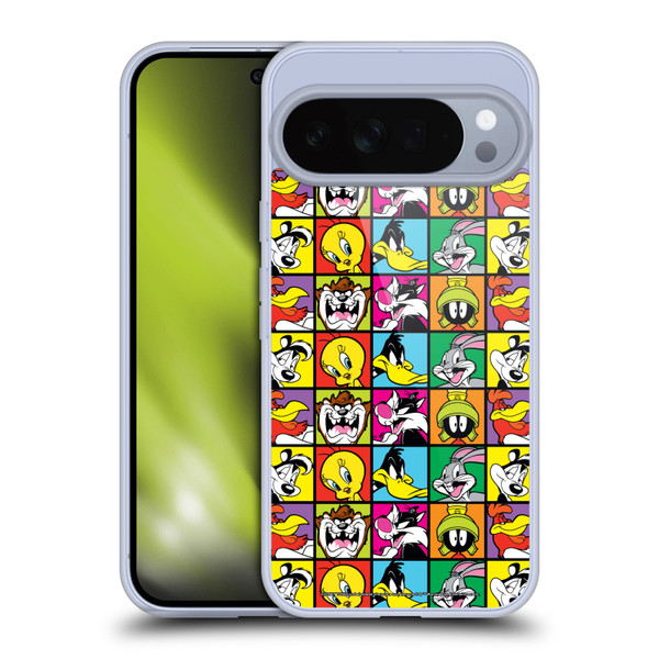 Looney Tunes Patterns Tiles Soft Gel Case for Google Pixel 10 Pro XL