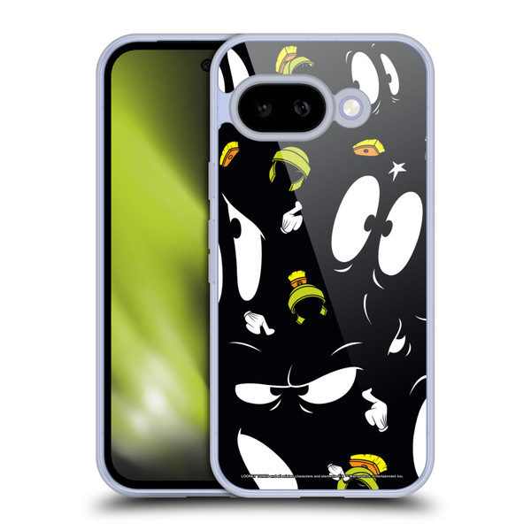 Looney Tunes Patterns Marvin The Martian Soft Gel Case for Google Pixel 9A