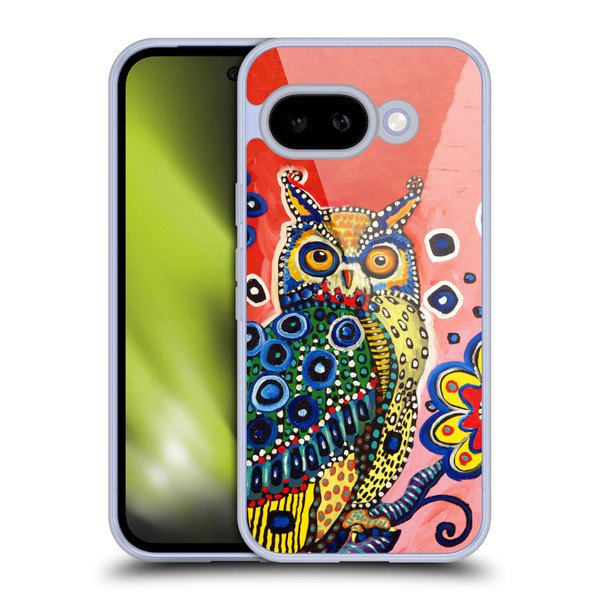 Mad Dog Art Gallery Animals Owl Soft Gel Case for Google Pixel 9A