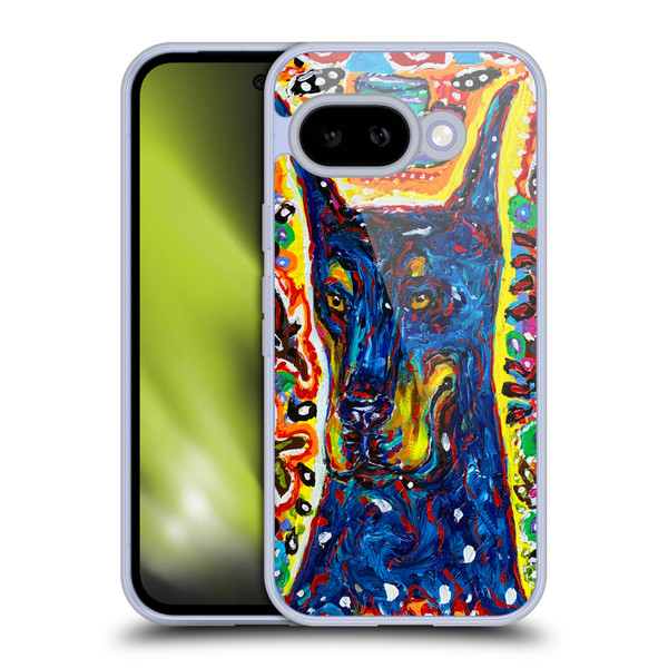 Mad Dog Art Gallery Dog 5 Doberman Soft Gel Case for Google Pixel 9A