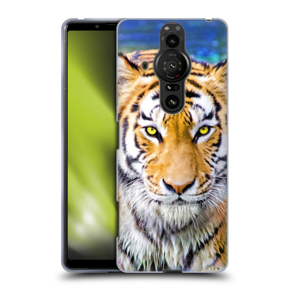 Aimee Stewart Animals Tiger and Lily Soft Gel Case for Sony Xperia Pro-I