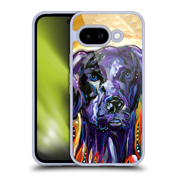 Mad Dog Art Gallery Dogs Old Purple Soft Gel Case for Google Pixel 9A