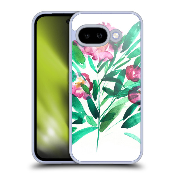 Mai Autumn Floral Blooms Peonies Soft Gel Case for Google Pixel 9A