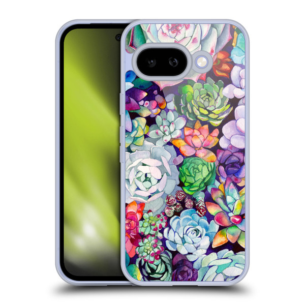 Mai Autumn Floral Garden Succulent Soft Gel Case for Google Pixel 9A