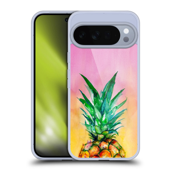 Mai Autumn Paintings Ombre Pineapple Soft Gel Case for Google Pixel 10 Pro XL