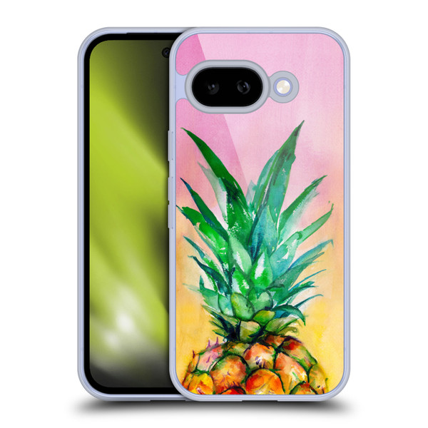Mai Autumn Paintings Ombre Pineapple Soft Gel Case for Google Pixel 9A
