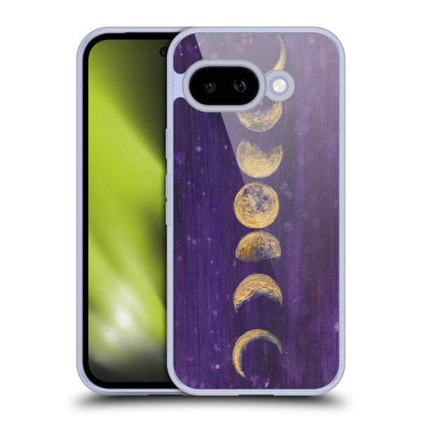Mai Autumn Space And Sky Moon Phases Soft Gel Case for Google Pixel 9A