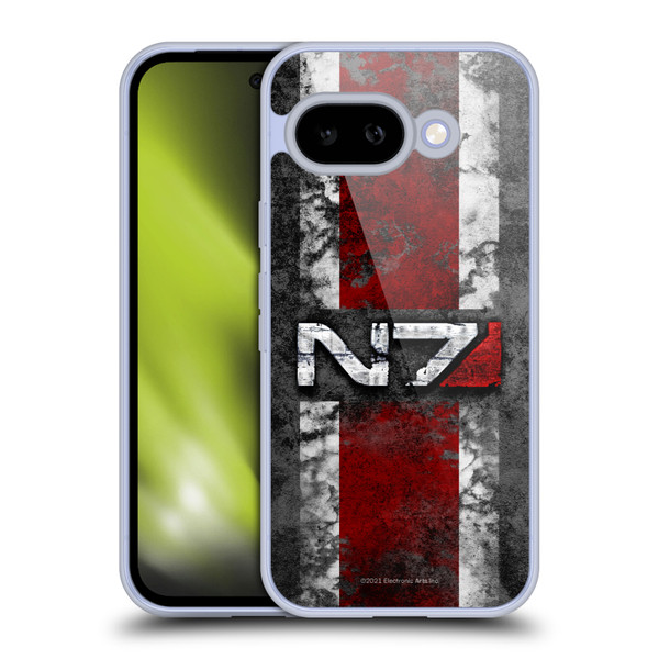 EA Bioware Mass Effect Graphics N7 Logo Distressed Soft Gel Case for Google Pixel 9A