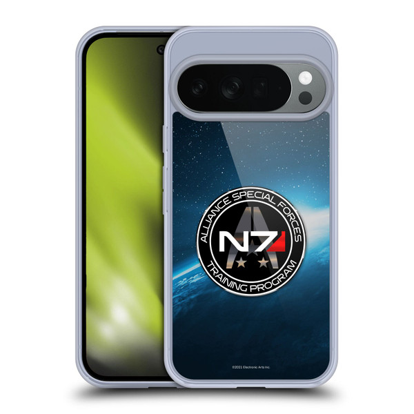 EA Bioware Mass Effect 3 Badges And Logos N7 Training Program Soft Gel Case for Google Pixel 10