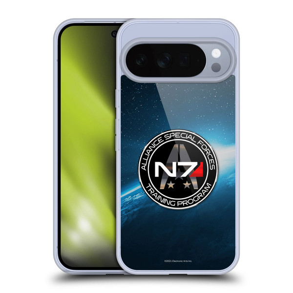 EA Bioware Mass Effect 3 Badges And Logos N7 Training Program Soft Gel Case for Google Pixel 10 Pro XL