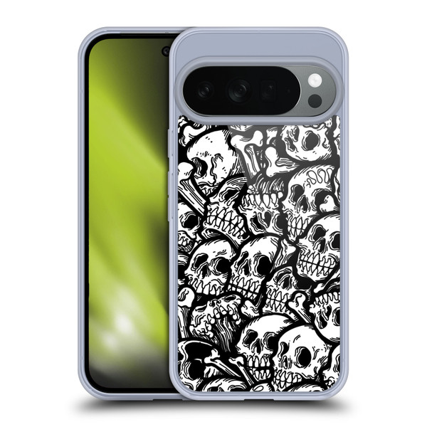 Matt Bailey Skull All Over Soft Gel Case for Google Pixel 10