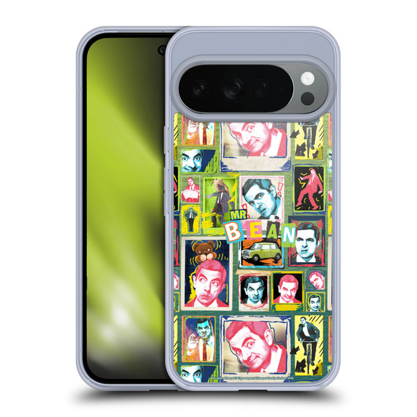 Mr. Bean Graphic Art Collage Soft Gel Case for Google Pixel 10