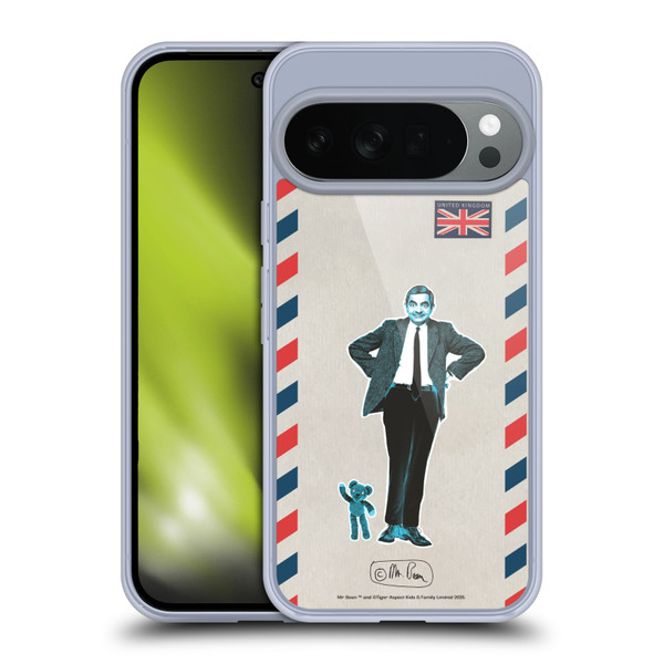 Mr. Bean London Art Postcard Soft Gel Case for Google Pixel 10