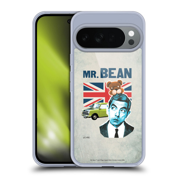 Mr. Bean London Art With Teddy Soft Gel Case for Google Pixel 10