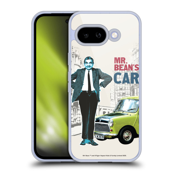 Mr. Bean London Art With Car Soft Gel Case for Google Pixel 9A
