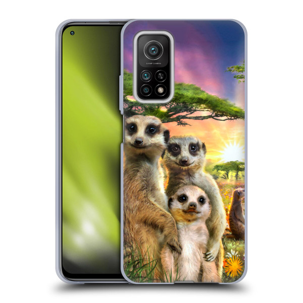 Aimee Stewart Animals Meerkats Soft Gel Case for Xiaomi Mi 10T 5G