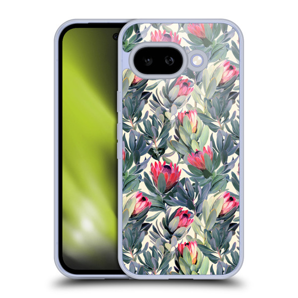 Micklyn Le Feuvre Florals Painted Protea Soft Gel Case for Google Pixel 9A
