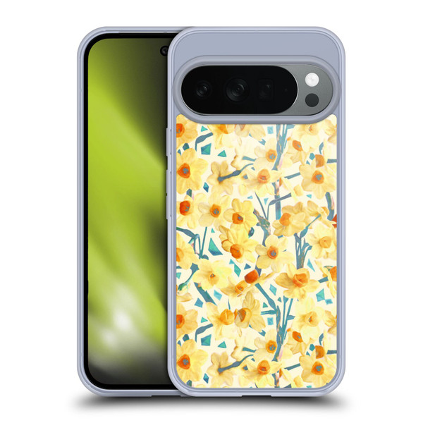Micklyn Le Feuvre Florals 2 Yellow Jonquils Soft Gel Case for Google Pixel 10