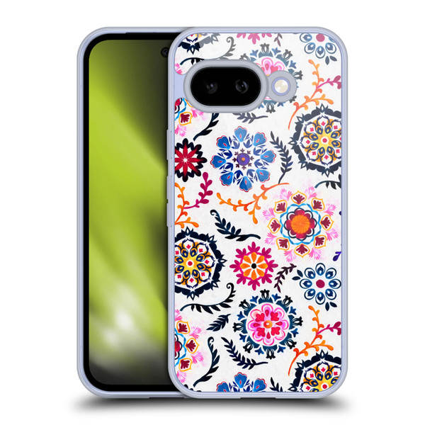 Micklyn Le Feuvre Florals 2 Happy Colour Suzani Inspired Pattern Soft Gel Case for Google Pixel 9A