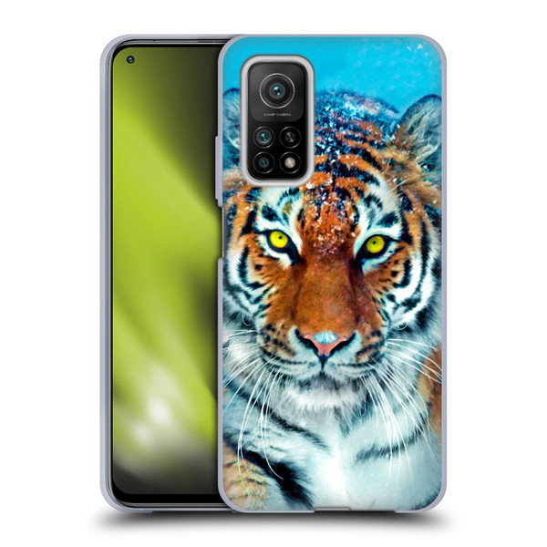Aimee Stewart Animals Yellow Tiger Soft Gel Case for Xiaomi Mi 10T 5G