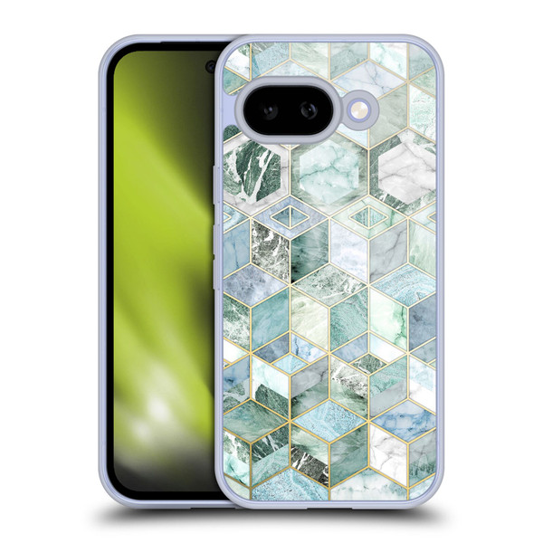 Micklyn Le Feuvre Marble Patterns Jade Honeycomb Soft Gel Case for Google Pixel 9A
