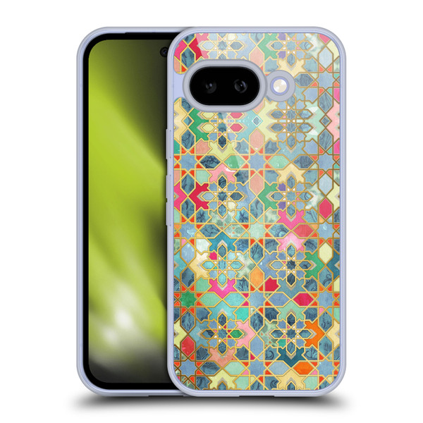 Micklyn Le Feuvre Moroccan Gilt and Glory Soft Gel Case for Google Pixel 9A
