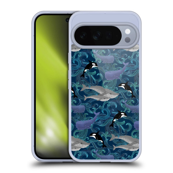 Micklyn Le Feuvre Patterns Giants in Teal Soft Gel Case for Google Pixel 10 Pro XL