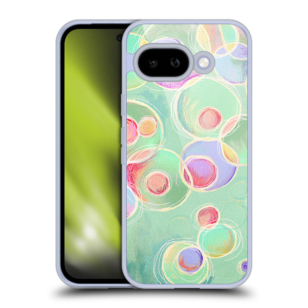 Micklyn Le Feuvre Patterns Iridescent Bubbles Soft Gel Case for Google Pixel 9A
