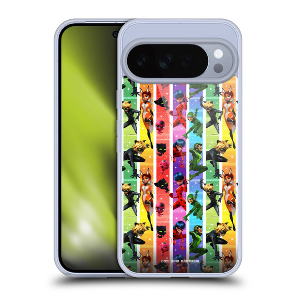 Miraculous Ladybug Graphics Pattern Soft Gel Case for Google Pixel 10 Pro XL