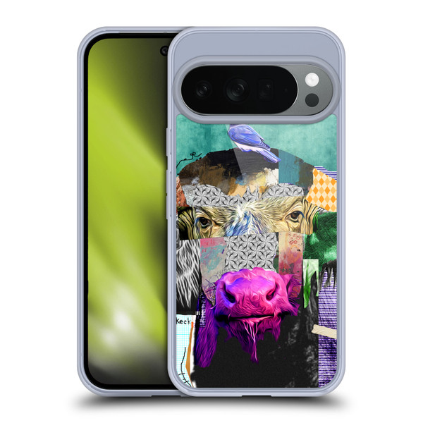 Michel Keck Animal Collage Buffalo Soft Gel Case for Google Pixel 10