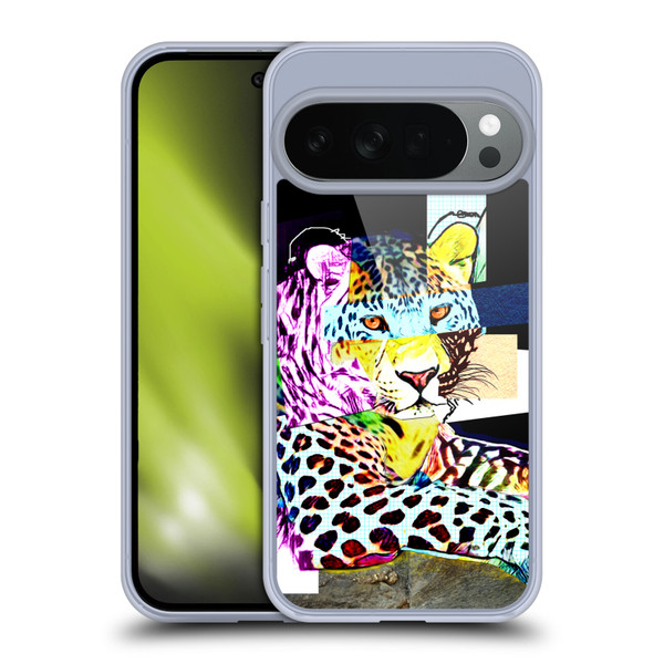Michel Keck Animal Collage Leopard Soft Gel Case for Google Pixel 10