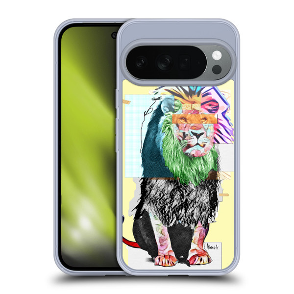 Michel Keck Animal Collage Lion Soft Gel Case for Google Pixel 10