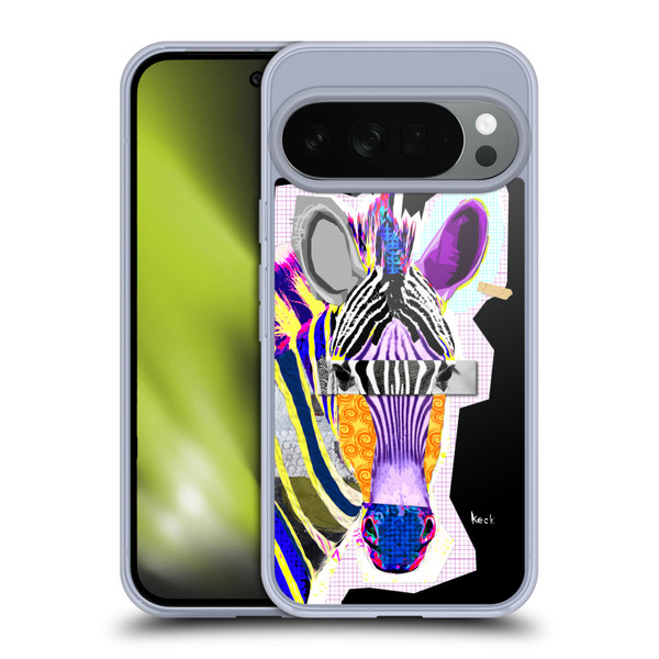 Michel Keck Animal Collage Zebra Soft Gel Case for Google Pixel 10