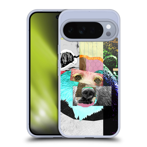 Michel Keck Animal Collage Bear Soft Gel Case for Google Pixel 10 Pro XL